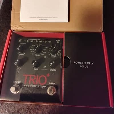DigiTech TRIO Plus Band Creator + Looper 2010s - Black and FS3X Footswitch image 1