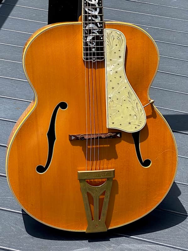 Gibson Super 400N Special Order 1940 - a very rare 1 of a kind Documanted Big Blonde Bad Boy ! image 1