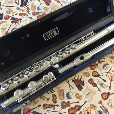 Haynes Professional Plateau Flute August 28th 1946 - Solid Silver image 1