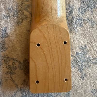 Telecaster Neck with tuners- maple w/pau ferro fretboard image 8