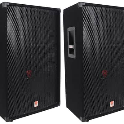 (2) Rockville RSG15 15” 3-Way 1500 Watt 8-Ohm Passive DJ/Pro Audio PA Speaker image 1