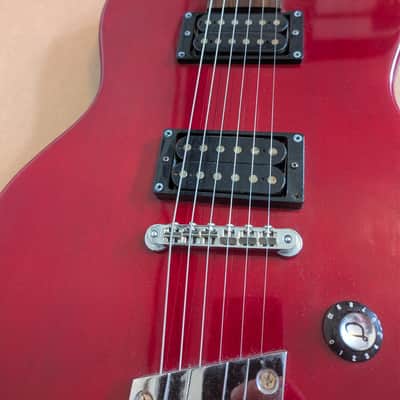 DeArmond M65 Single Cut LP Electric Guitar Red image 5