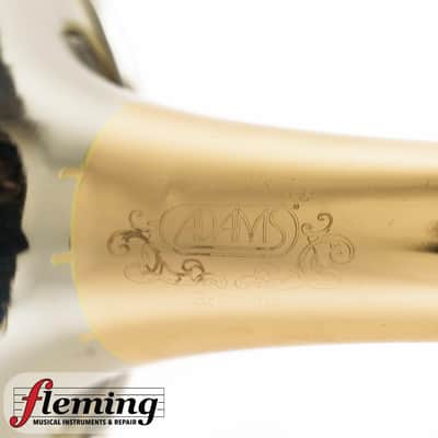 Adams Custom TB1 Professional Tenor Trombone - Two-Tone Rose Brass/Silver (Serial #055) image 2