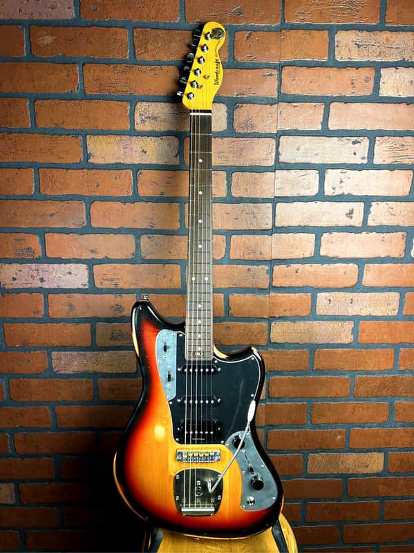 Woodcraft Electric Guitars Bobcat Custom Three tone burst relic with Mastery Tremolo image 1