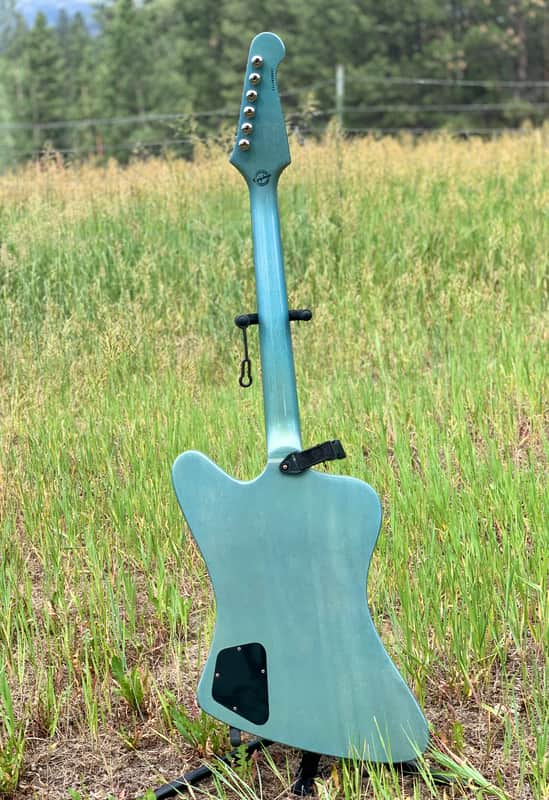 ギター EPIPHONE PELHAM BLUE FIREBIRD Epiphone 2012 Limited Edition Firebird Studio - TV Pelham Blue