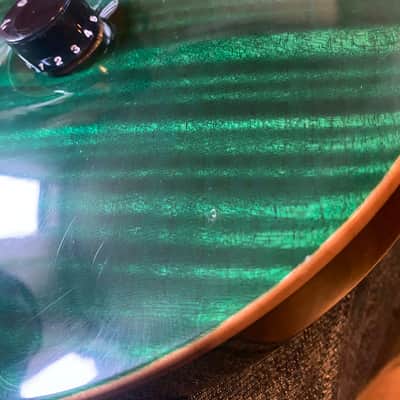 PRS Custom 24 Artist Package, PLEK'd - Trans green image 9