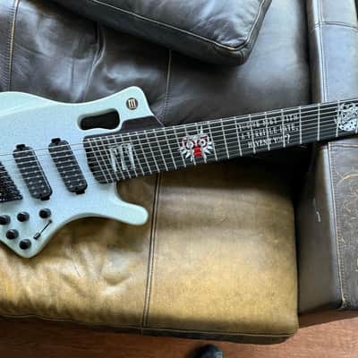 FM Guitars Orquídea “Majora’s Mask” 9 String 2025 - Sparkle frost image 1