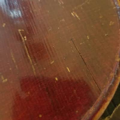 Francois Salzard Antique Violin/Old Time Fiddle W/GSB Wood Case image 15