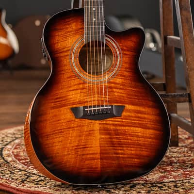 Aria AMS-02BS OM Style Acoustic 