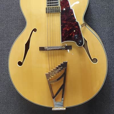 D'Angelico Excel EXL-1 Hollow Body Archtop with Pau Ferro Fretboard Natural image 3