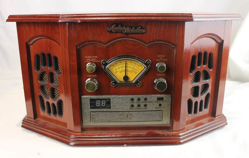 6652 - Wood Anders Nicholson F-900 - Record Player, Cd, | Reverb