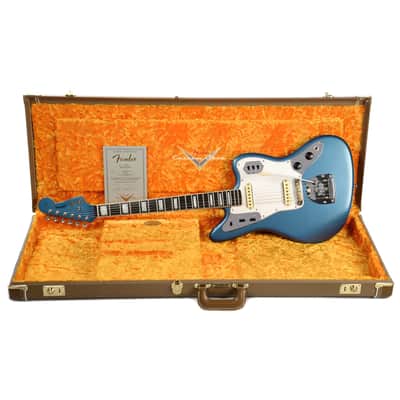 Fender Custom Shop Full-Scale Jaguar Closet Classic Aged Lake Placid Blue w/Matching Headcap Master Built by Dennis Galuszka (Serial #R87974) image 9