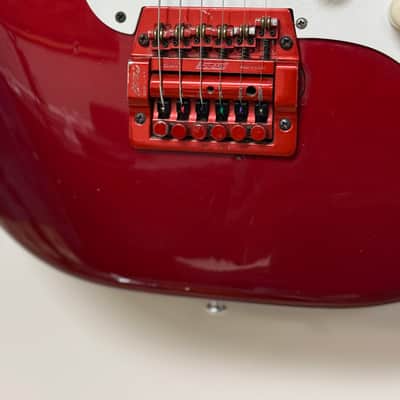 Fender American Stratocaster w/ Red Kahler Bridge 1984 - Red image 7