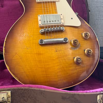 Gibson Custom Shop Joe Perry 1959 Les Paul Aged & Signed 2013 Tobacco Burst image 4