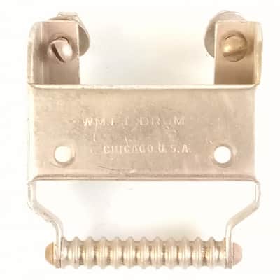 Ludwig WFL Butt Plate Snare Drum Hardware Nickel Plated Vintage30 President Wm.F image 1
