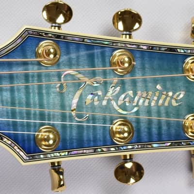 Takamine LTD 2016 Decoy Limited Edition Acoustic Guitar in Green Blue Burst! image 11