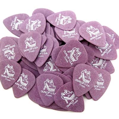 Immagine Dunlop Gator Grip Guitar Picks  72 Pack  .71mm  417R.71 - 1