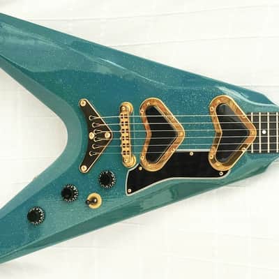 Gibson Flying V2 II 1980 Bahama Blue image 1