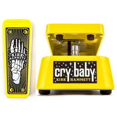 Dunlop - KH95Y Kirk Hammett Cry Baby Wah Yellow Sparkle Edition image 1