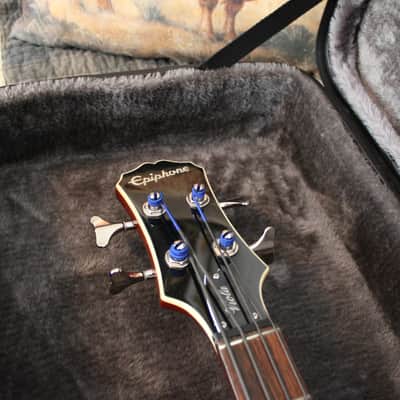 Epiphone Viola Bass with Epiphone Hard case - Vintage Sunburst image 6