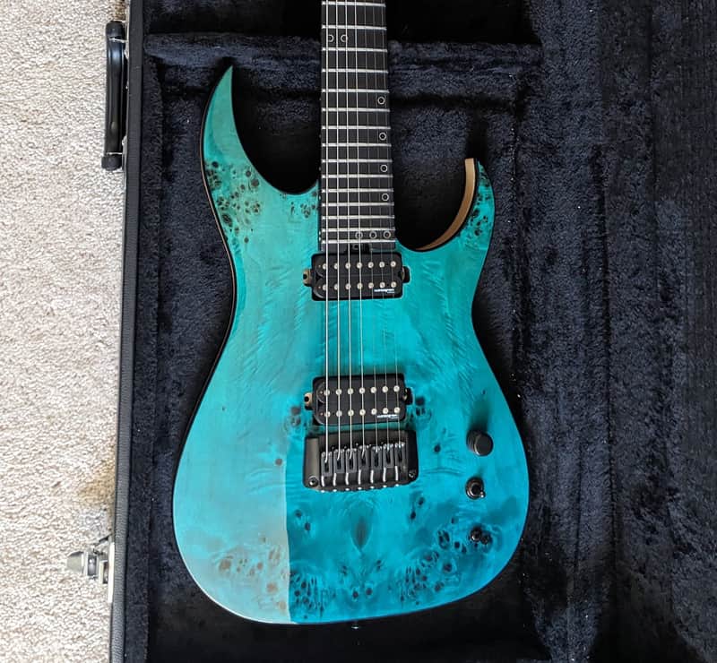 Schecter Keith Merrow KM-7 Mk III 7 String Electric Guitar Lagoon Fade image 1