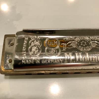 Vintage Pre-War Hohner Marine Band 1896 Harmonica, Star of David, Made in Germany- Key of F image 11