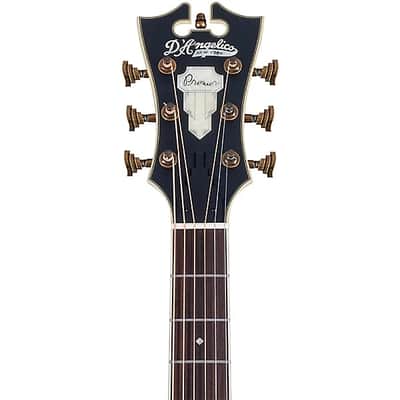D'Angelico Premier Gramercy Acoustic-Electric Guitar in Aged Burst Finish; Captivating Elegance, Mint image 5
