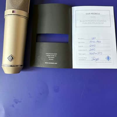 Neumann U 67 from 1964 Tube Condenser  Nickel imagen 18