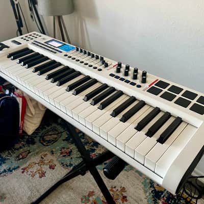 M-Audio Axiom Pro 49 Key USB MIDI Keyboard Controller 2010s - White image 1
