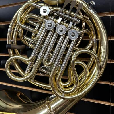 Yamaha YHR668D Double French Horn 80s-90s - Yellow Brass image 2