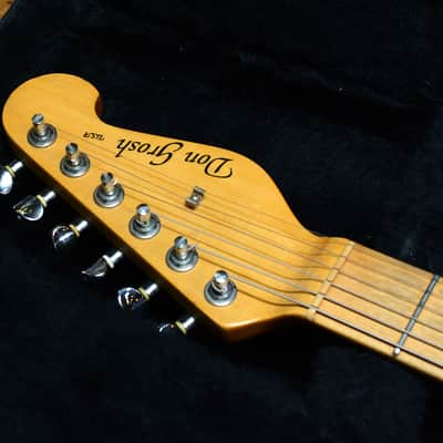 Don Grosh Bent Top Custom Transparent Amber 1994' image 6