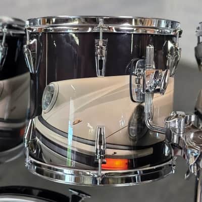 Used Remo Mastertouch 7pc Drum Set Custom Porsche Wrap - Very Good image 4