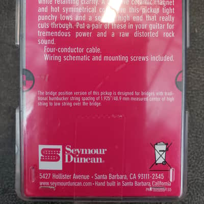 Seymour Duncan SH-6B Distortion Humbucker image 2