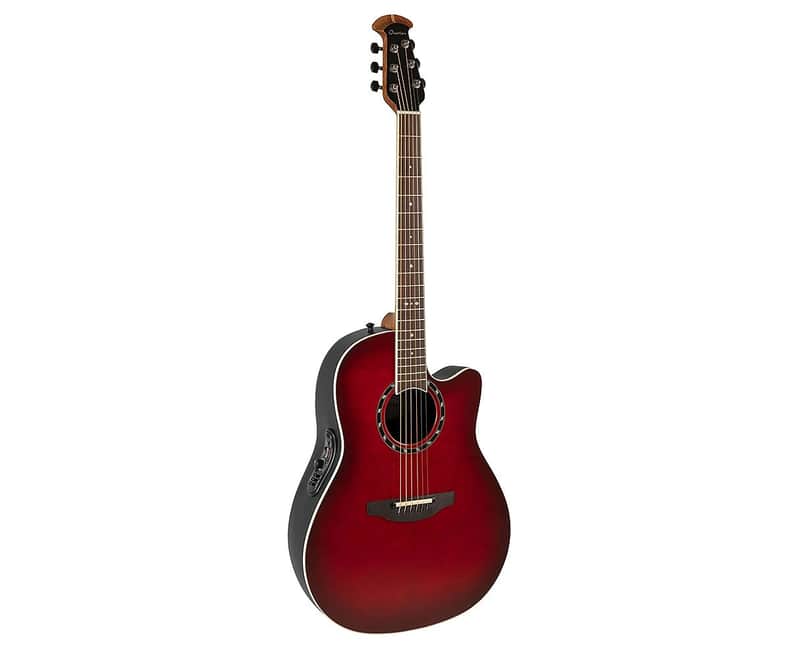 Ovation 2771AX-CCB Pro Series Standard Balladeer Deep Contour Solid Sitka Spruce Top 6-String Acoustic-Electric Guitar image 1