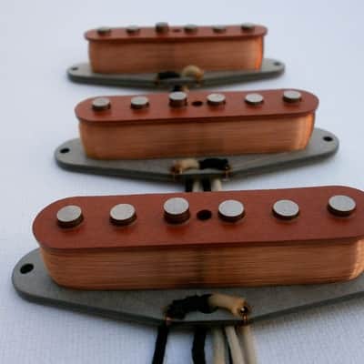 Stratocaster A3/4 Custom Strat Guitar Pickups SET HOT Vintage Hand Wound by Q pickups Fits Fender image 3