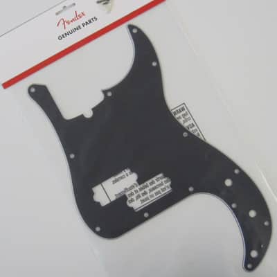 Fender Standard Precision Bass Pickguard 3-ply Black 0991352000