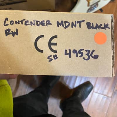 Reverend Contender 290 Midnight Black Rosewood #49536 (7 lbs. 7.1 oz.) image 7