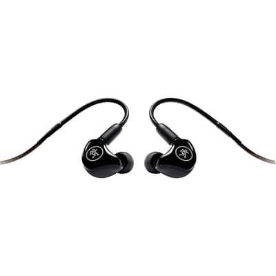 Mackie MP-120 Single Dynamic Driver Professional In-Ear Monitors Regular Black image 4