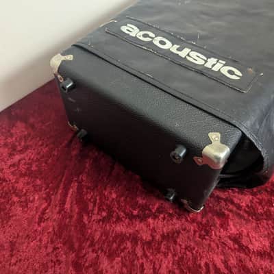 Vintage 1970s Acoustic Control Corp Model 230 Head & 403 4x12 Cab Stack w/ Original Cover imagen 23
