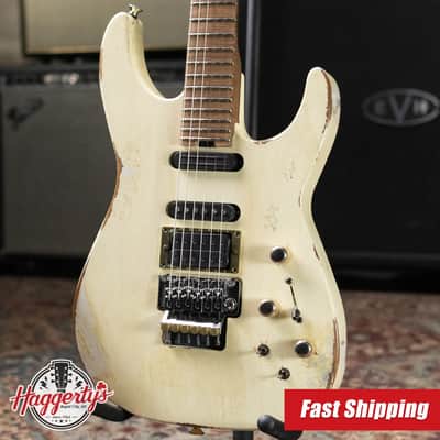 Jackson Custom Shop Special Edition PC1 Phil Collen Signature HSS FR84 Electric Guitar - Nitro Tour Relic Vanilla Shake with Hardshell Case image 1