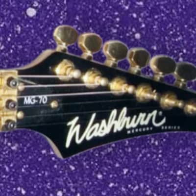 ⚠️ 1993 Washburn USA MG-70 Teal Flame! SSH PUs! Excellent Condition! ⚠️ image 8
