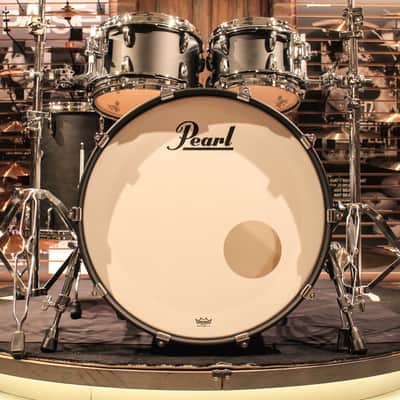 Pearl Masters Maple Pure 4pcs Black Mist Drum Set (10-12-16-22) - New! image 2
