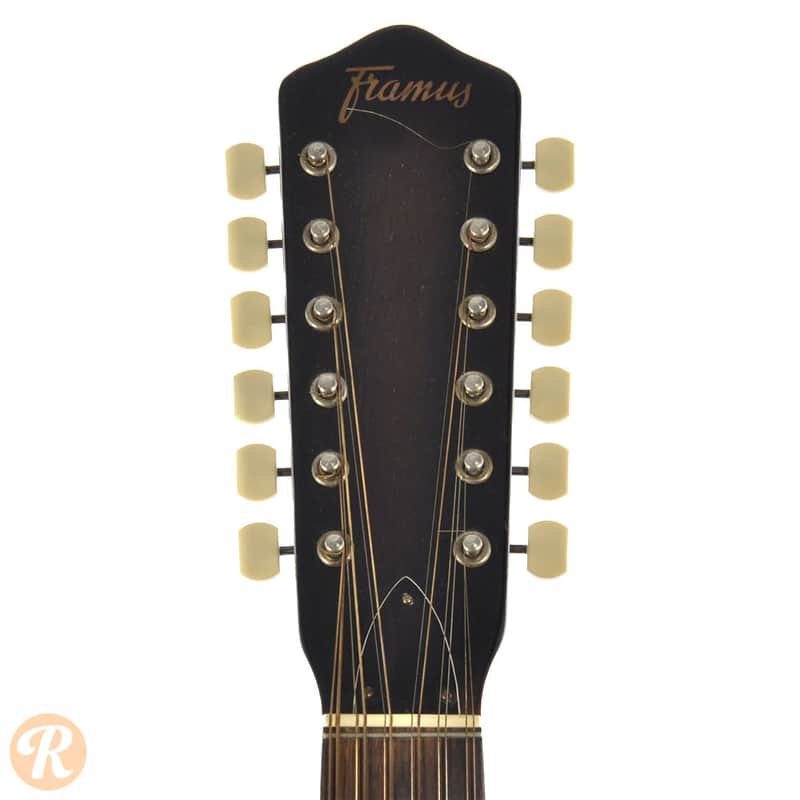 Framus 51019 12 String Acoustic Sunburst 1968 image 8