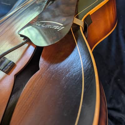 Harmony H1215 Archtone 1944 - 1971 - Dark Brown Sunburst WITH Dearmond pickup image 10