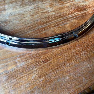 Ludwig No. 4160 16" Twin Channel Die-Cast 8-Lug Hoop 1980 - 1983 - Chrome image 7