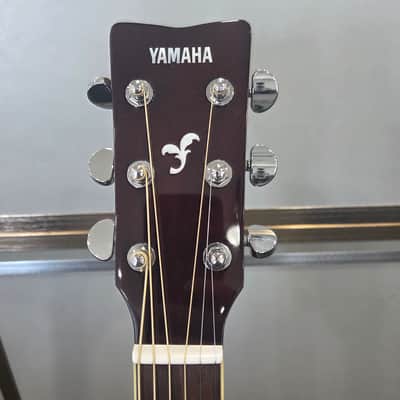 Yamaha FG-TA TransAcoustic Dreadnought 2010s - Brown Sunburst image 5