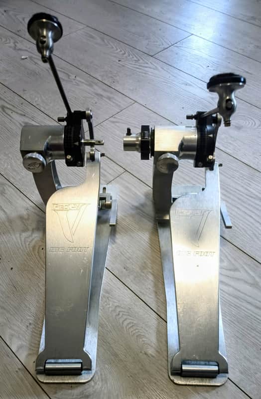 Trick Drums Pro V BigFoot Machined Single Pedals (Pair / Incomplete Double) PRO1V2BF image 1