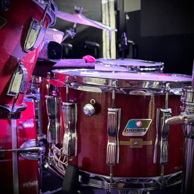 Ludwig L484 14”x8” Colisseum Snare 80s - Red Mahogany image 2