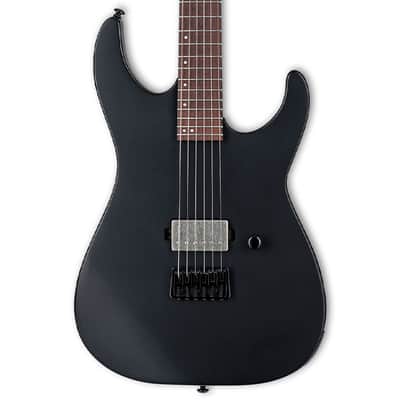 ESP LTD M-107 7-String Electric Guitar - Black | Reverb