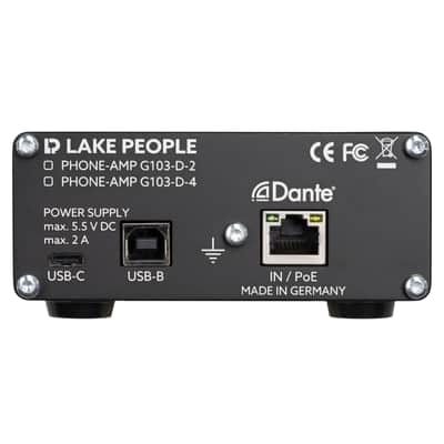 Lake People G103D4 Dante Headphone Amplifier *USA Small Business* image 3
